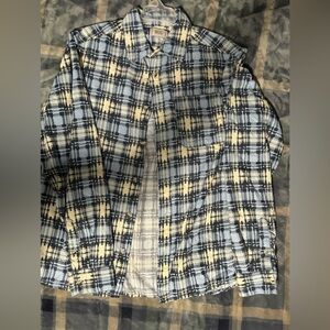 Blue urban outfitters BDG flannel men’s